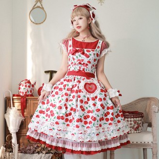 Magic Tea Party Cherry Tea Party Lolita Dress OP (MP133)